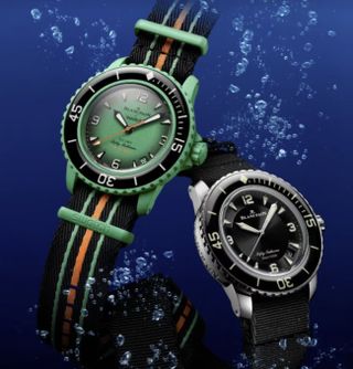 Hold Your Breath: The Blancpain X Swatch Scuba Fifty Fathoms is Here
