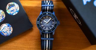 Introducing: The Swatch X Blancpain Scuba Fifty Fathoms Is Real – And It Has Arrived (Video + Live Pics)