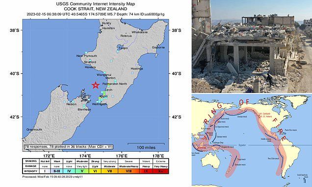 New Zealand earthquakes