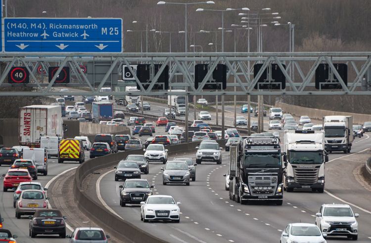 M25 closures