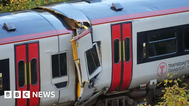 Train crash Wales