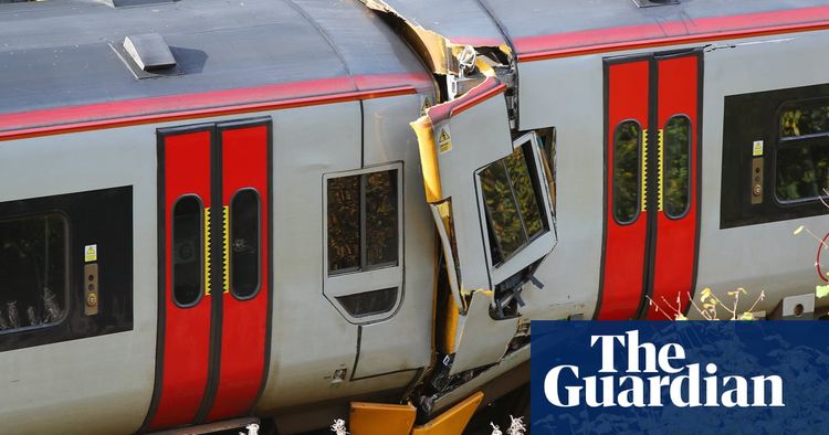 Train crash Wales