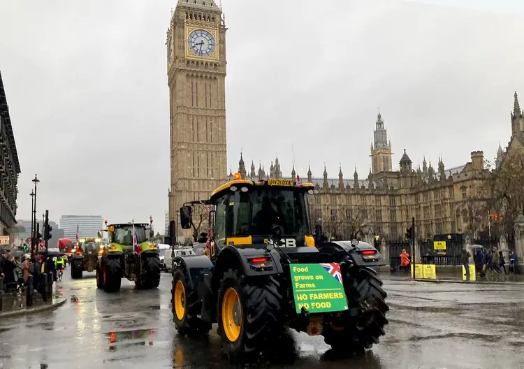 Farmers protest