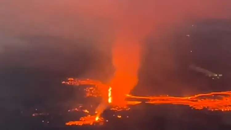 Iceland volcano eruption