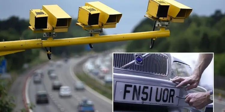 Ghost plates speed cameras